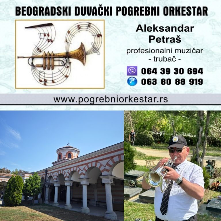 Solo truba, violina, harmonika, crkveni hor orkestar za sahrane pogrebe