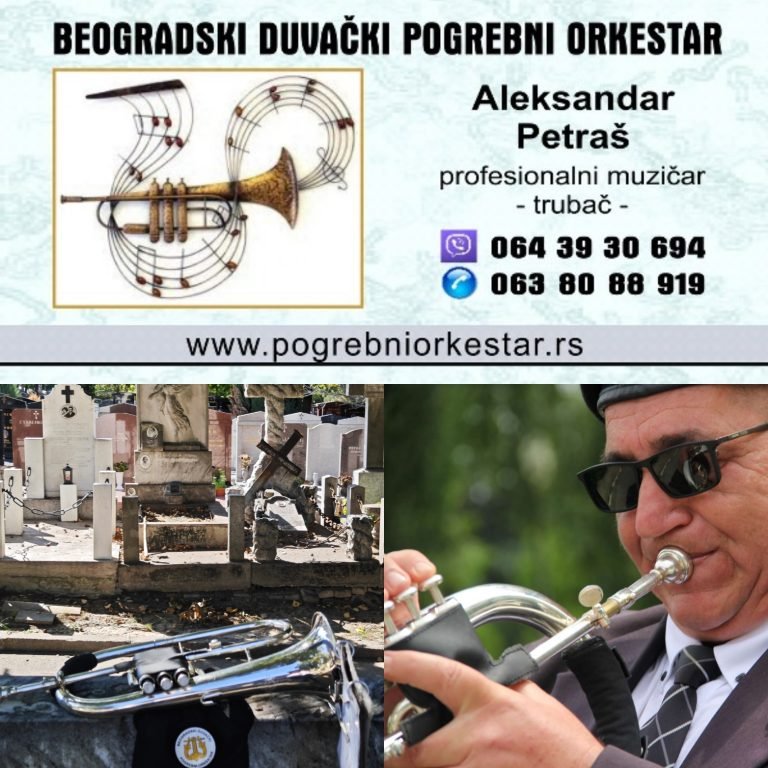 Solo truba, violina, harmonika, crkveni hor orkestar za sahrane pogrebe