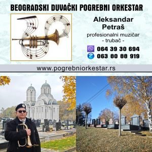 Solo truba, violina, harmonika, crkveni hor orkestar za sahrane pogrebe