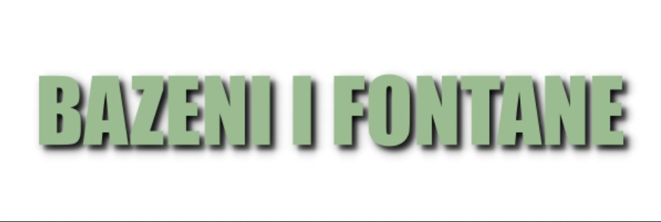 Oglasi Bazeni i Fontane