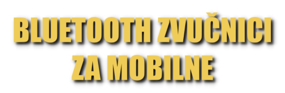 Bluetooth zvučnici za mobilne