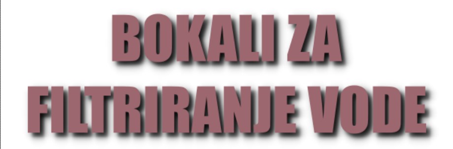 Bokali za filtriranje vode