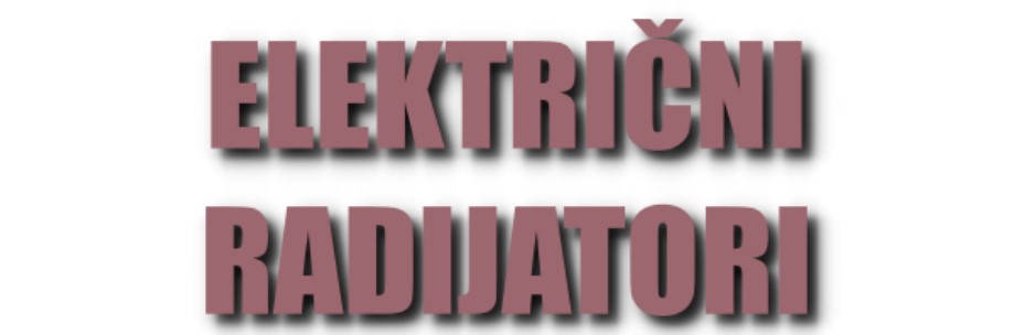 Električni radijatori – oglašavanje prodaje