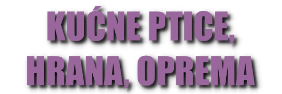 Kućne ptice hrana i oprema