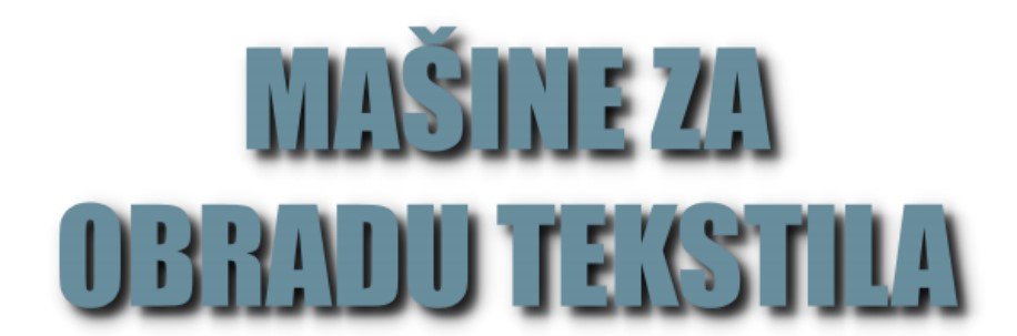 Mašine za obradu tekstila