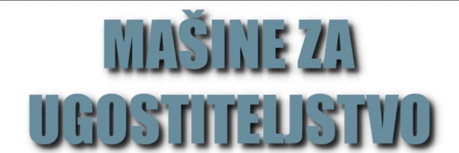 Mašine za ugostiteljstvo - prodaja i oglasi