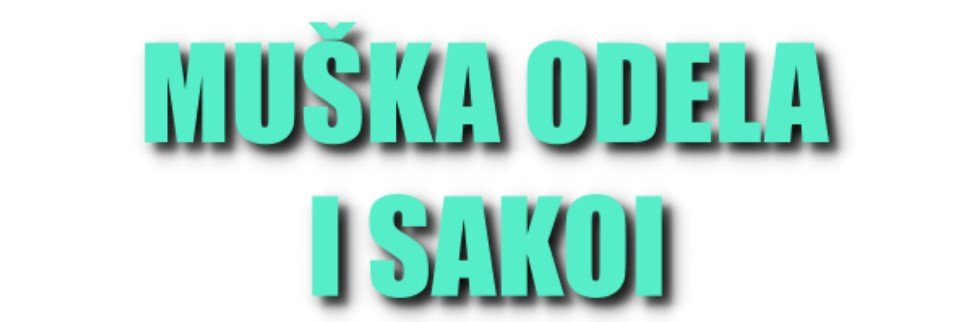 Odglađivanje prodaje muških odela i sakoa