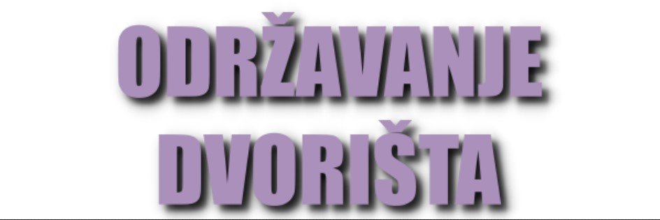 Održavanje dvorišta i uređenje