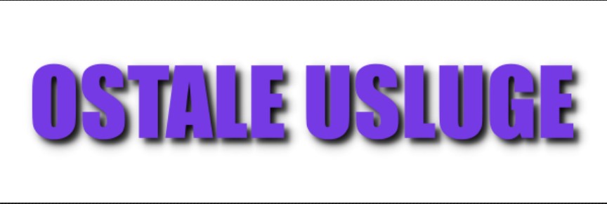 Oglasi ostale usluge