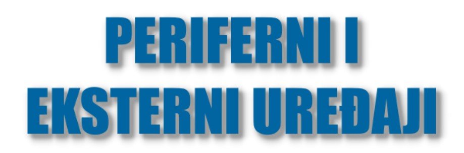 Periferni i eksterni uređaji oglasi