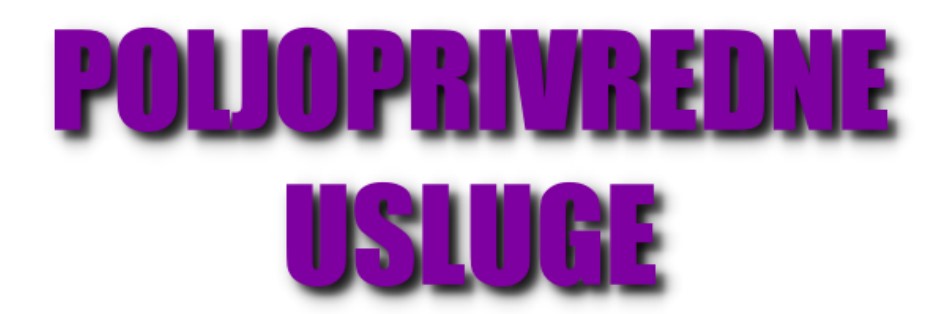 Oglasi poljoprivredne usluge