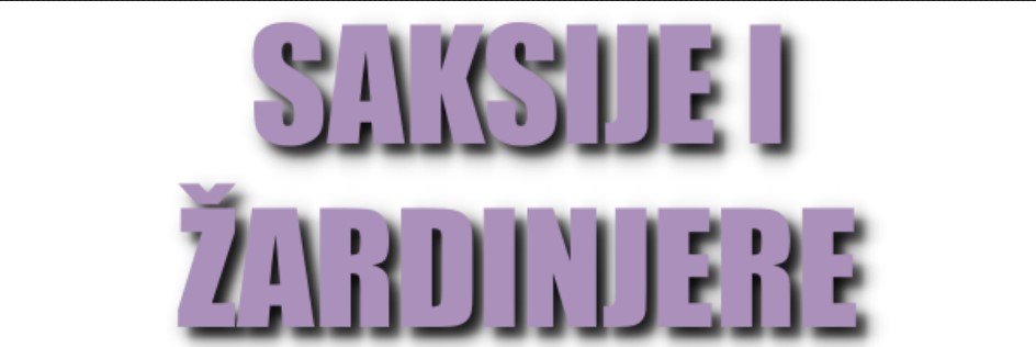 Saksije i žardinijere – oglašavanje prodaje