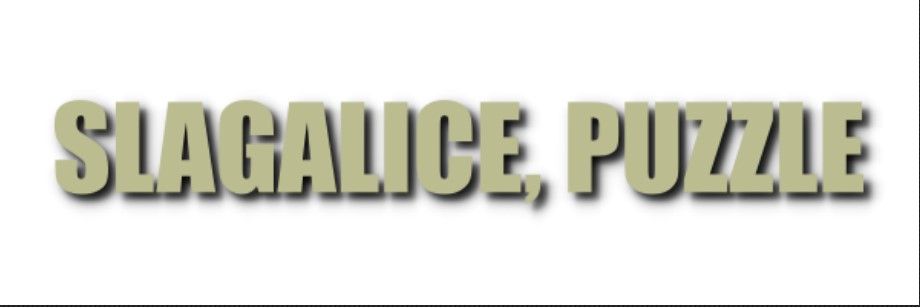 Slagalice i puzzle – oglašavanje prodaje i postavljanja