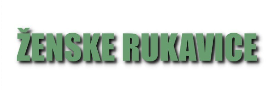 Ženske rukavice - oglašavanje