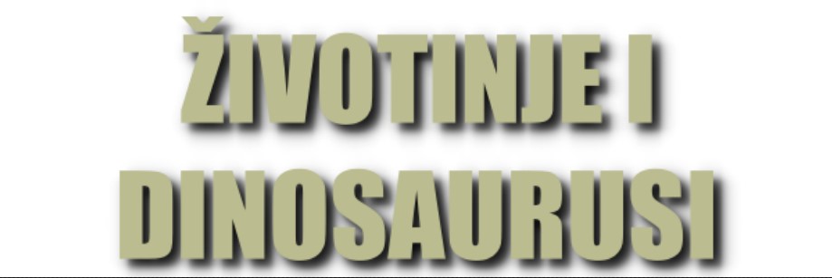 Životinje i dinosaurusi - prodaja igračaka